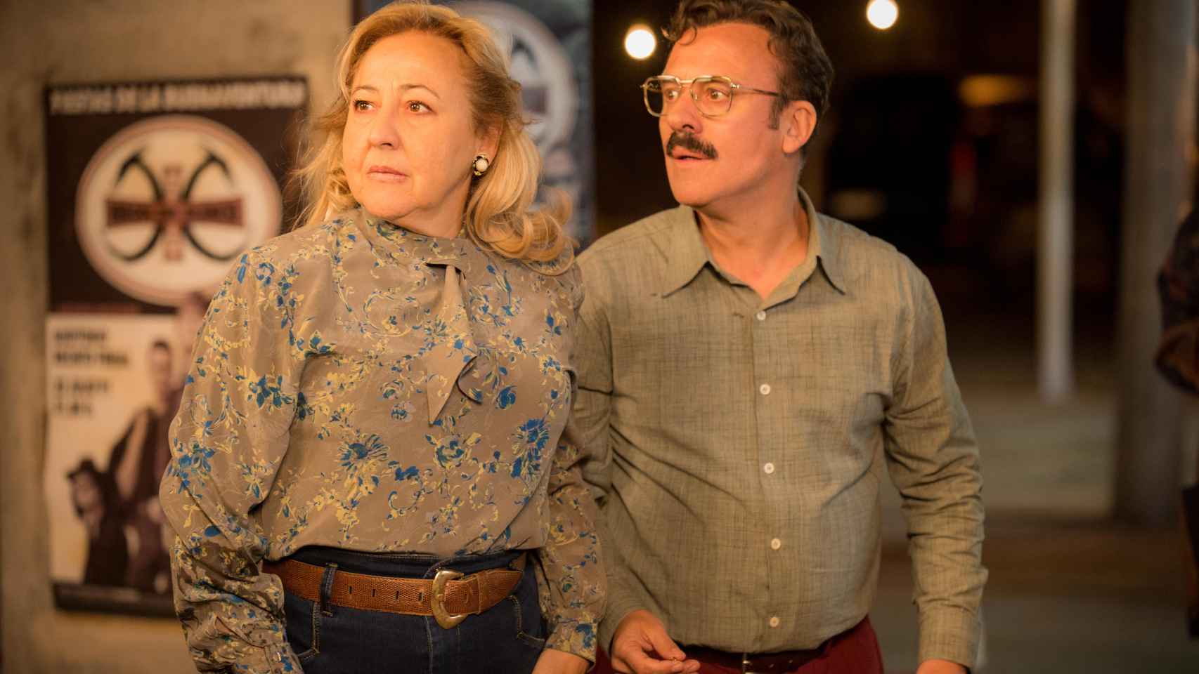 Carmen Machi y Javier Gutiérrez en 'Mañana es hoy'.
