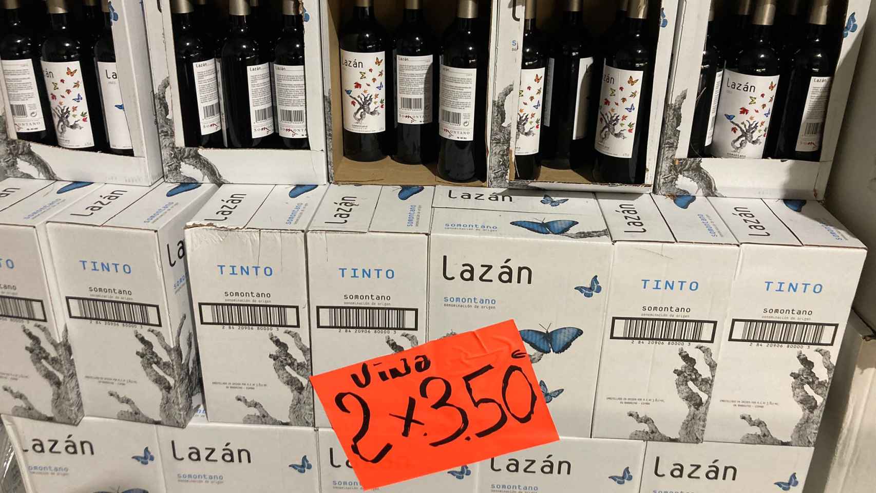 Botellas de vino de La Trastienda.