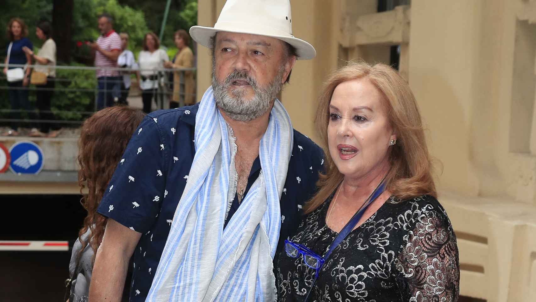 Fedra Lorente y su marido, Miguel Morales, en una fotografía tomada en 2019.