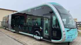 Imagen del nuevo autobús eléctrico en Valladolid