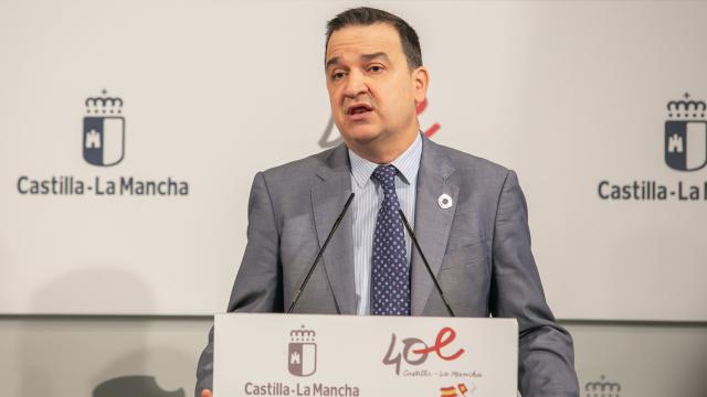 El consejero Francisco Martínez Arroyo, este miércoles en su reaparición pública