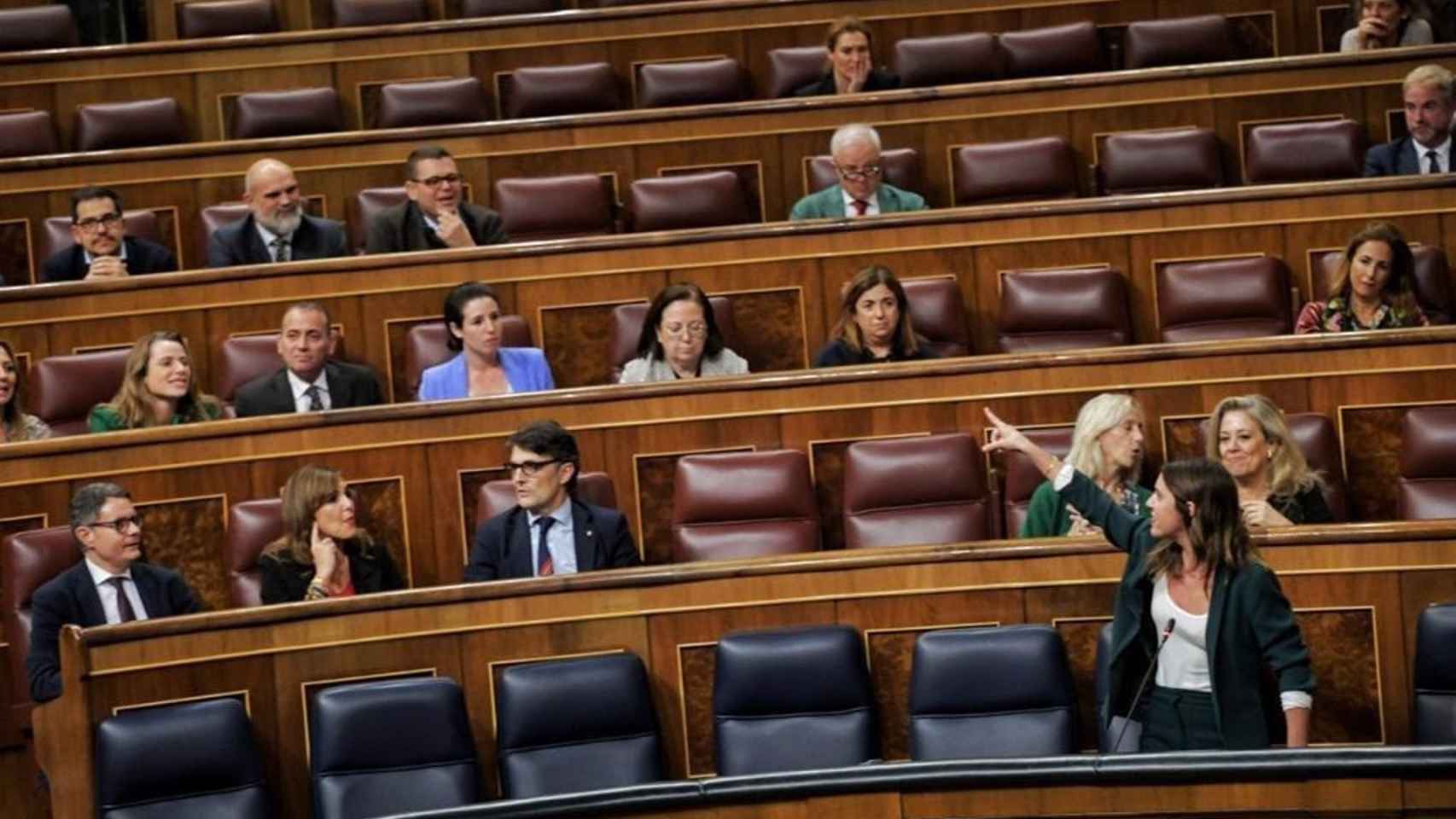 La ministra de Igualdad, Irene Montero, en el Congreso de los Diputados, en una foto de archivo.