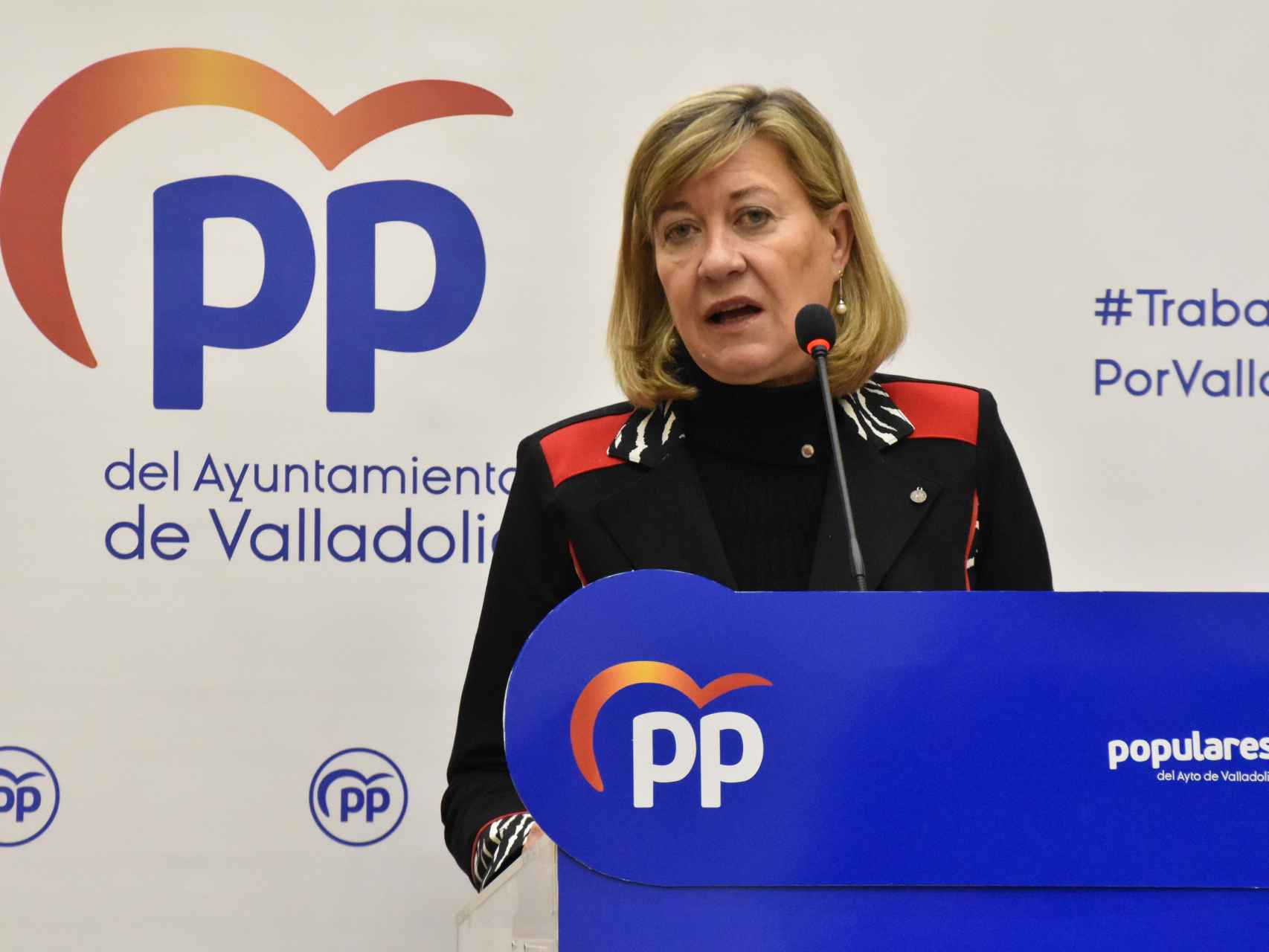 Pilar del Olmo, presidenta del Grupo Municipal Popular en el Ayuntamiento de Valladolid