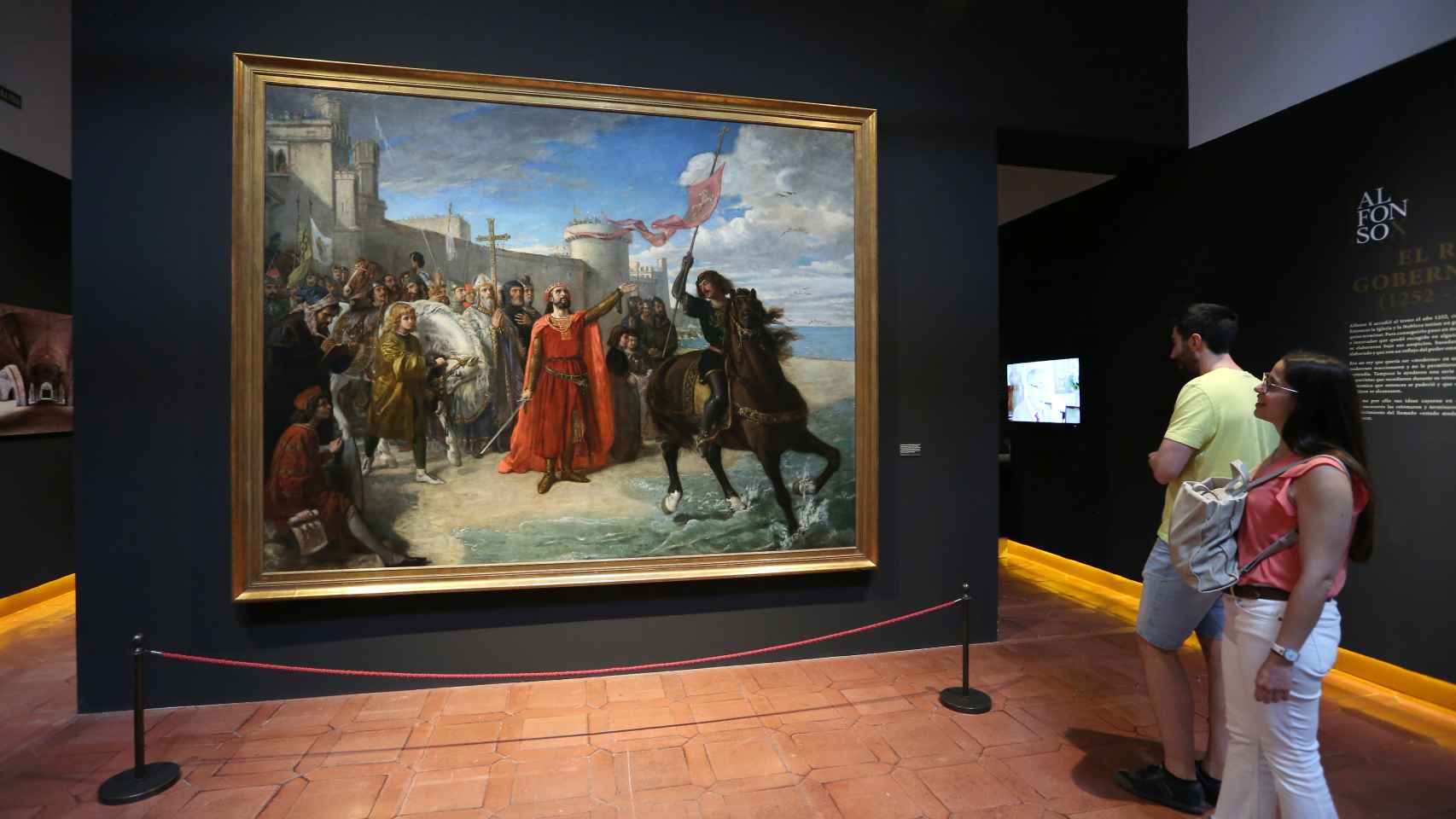 Exposición de Alfonso X en el museo de Santa Cruz de Toledo.