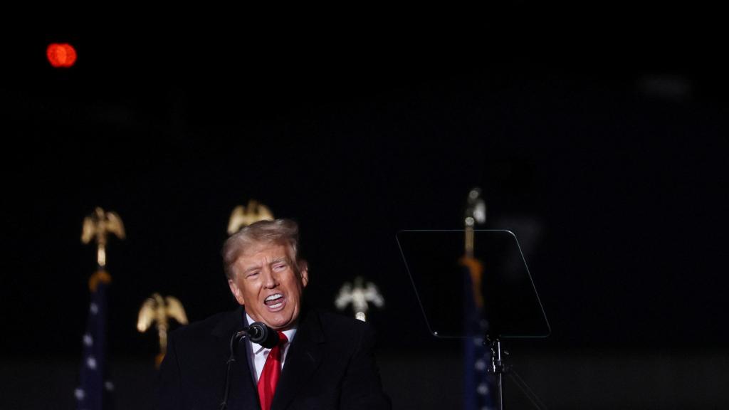 Donald Trump, durante un discurso en la campaña de las midterms