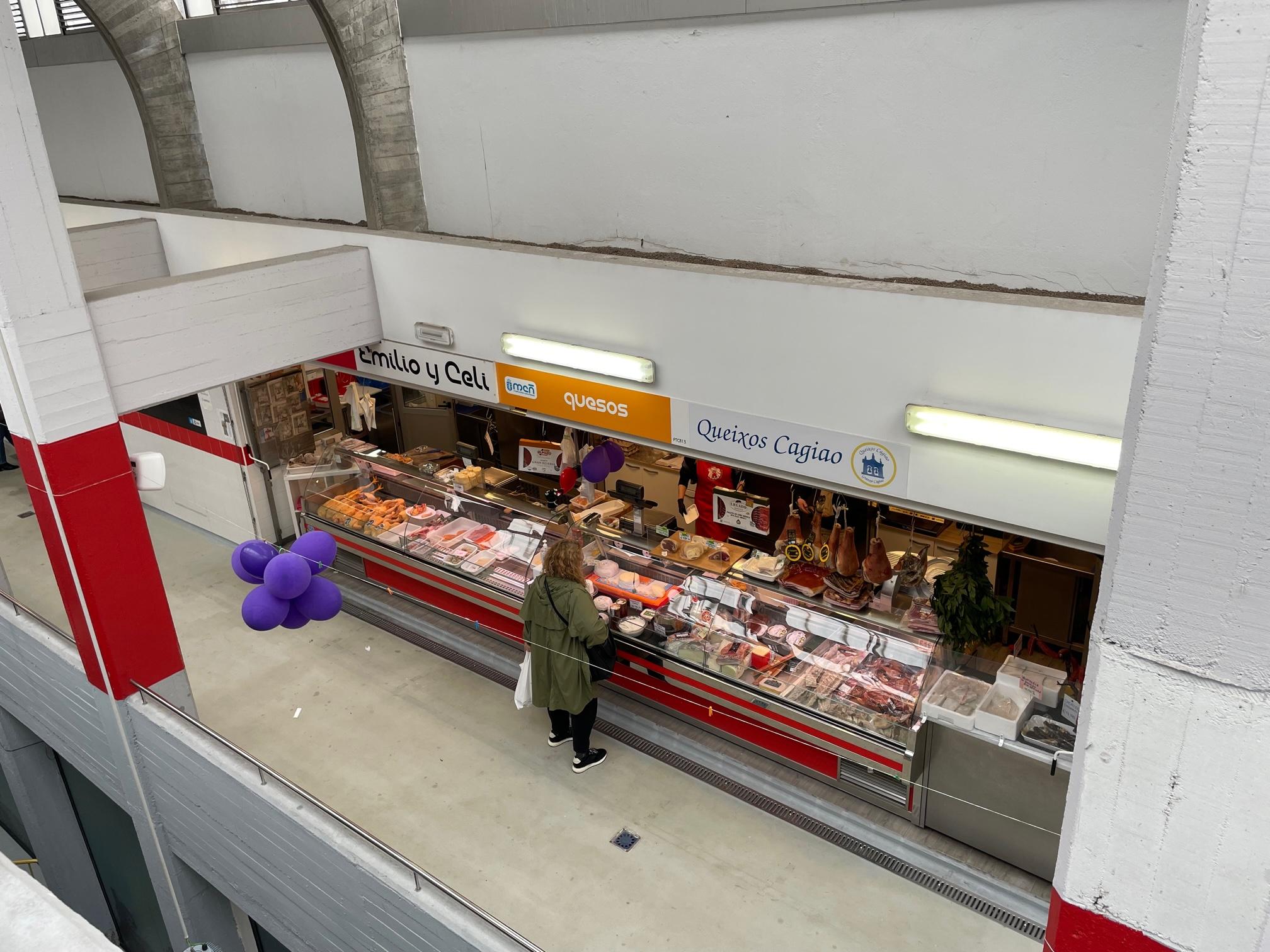 Varias imágenes del Mercado de As Conchiñas de A Coruña (Quincemil).