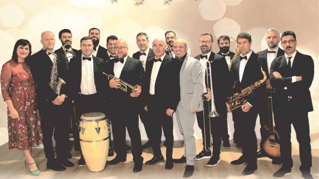 Intengrantes de la Gallaecia Big Band.