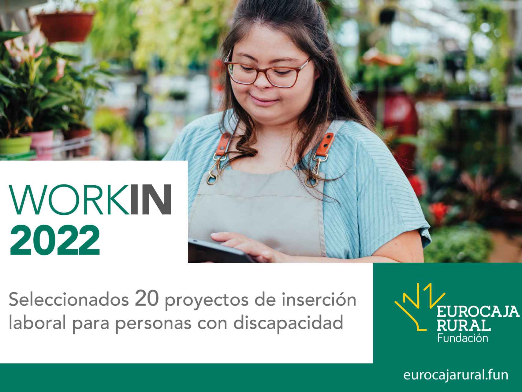 Fundación Eurocaja Rural amplía a 20 los proyectos que recibirán las ayudas 'WORKIN'