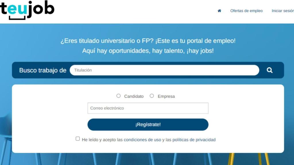 Portal gallego ‘Teujob’.