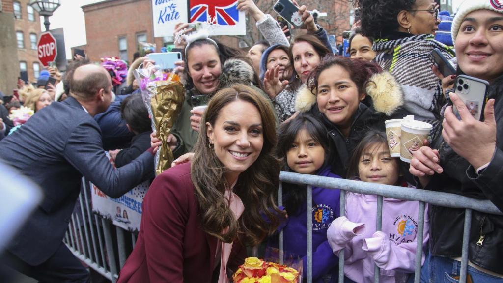 Kate Middleton durante su visita a Boston.