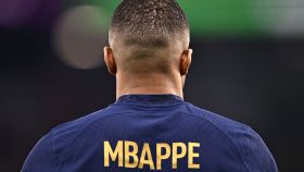 Kylian Mbappé, con la selección de Francia en el Mundial de Qatar 2022