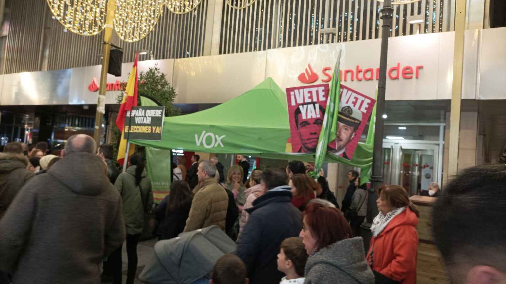 Manifestación de Vox en Valladolid
