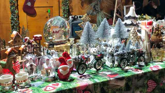 Mercado navideño de Tui (Pontevedra).