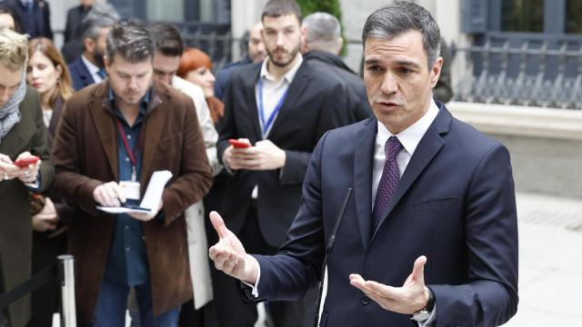 Pedro Sánchez en el acto del Día de la Constitución en el Congreso de los Diputados.