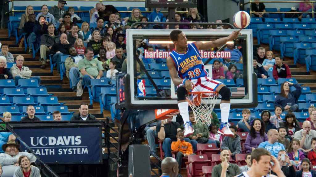 El espectáculo Harlem Globetrotters.