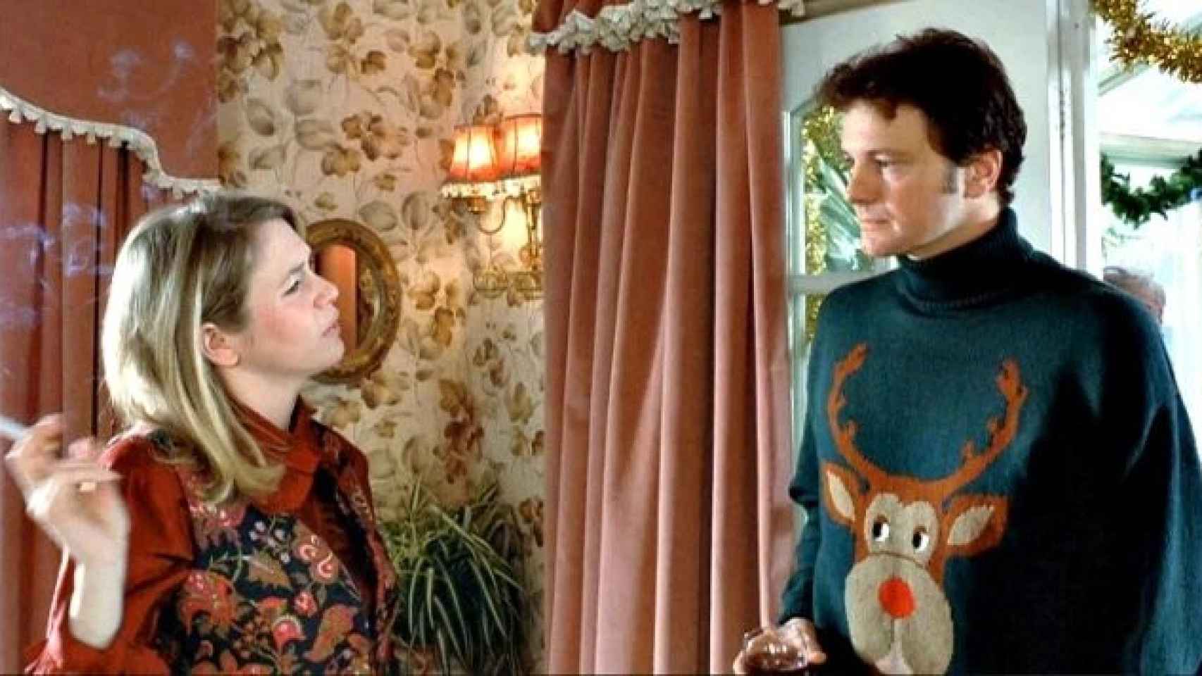 El jersey navideño feo del actor Colin Firth en la película 'El Diaro de Bridget Jones'.