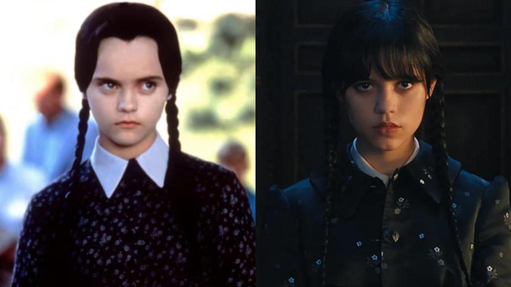 Los fans de 'Miércoles' comparan las versiones de Christina Ricci y Jenna Ortega: ¿quién lo hizo mejor?