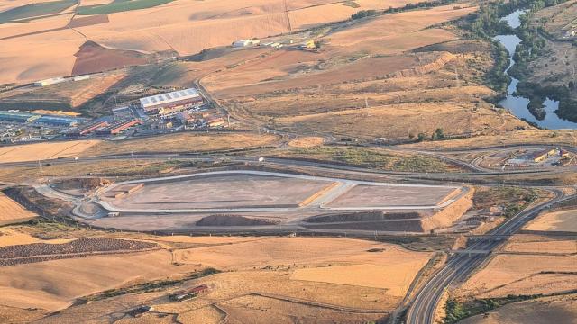 Imagen del suelo industrial de Peña Alta, en Salamanca.