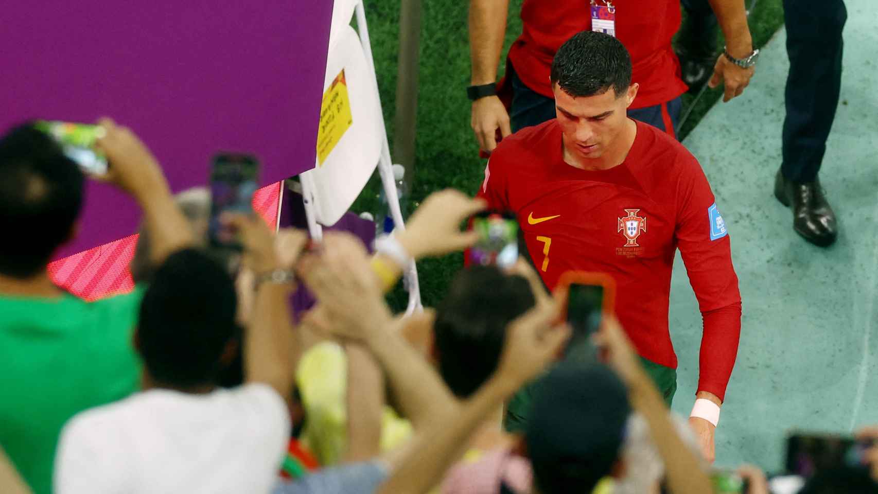 Cristiano Ronaldo, en el Mundial de Qatar