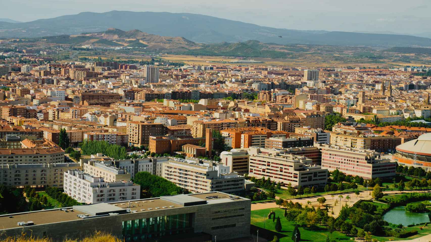 Vista panorámica de Logroño.