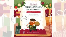 Campaña de Navidad para incentivar el consumo en el comercio local.