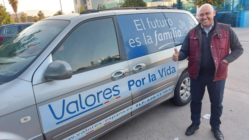 Alfonso Galdón, presidente del partido Valores en la Región de Murcia  y autor intelectual del pin parental.