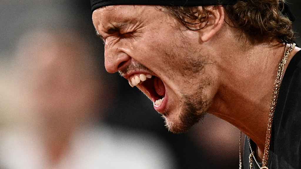 Alexander Zverev celebra una victoria