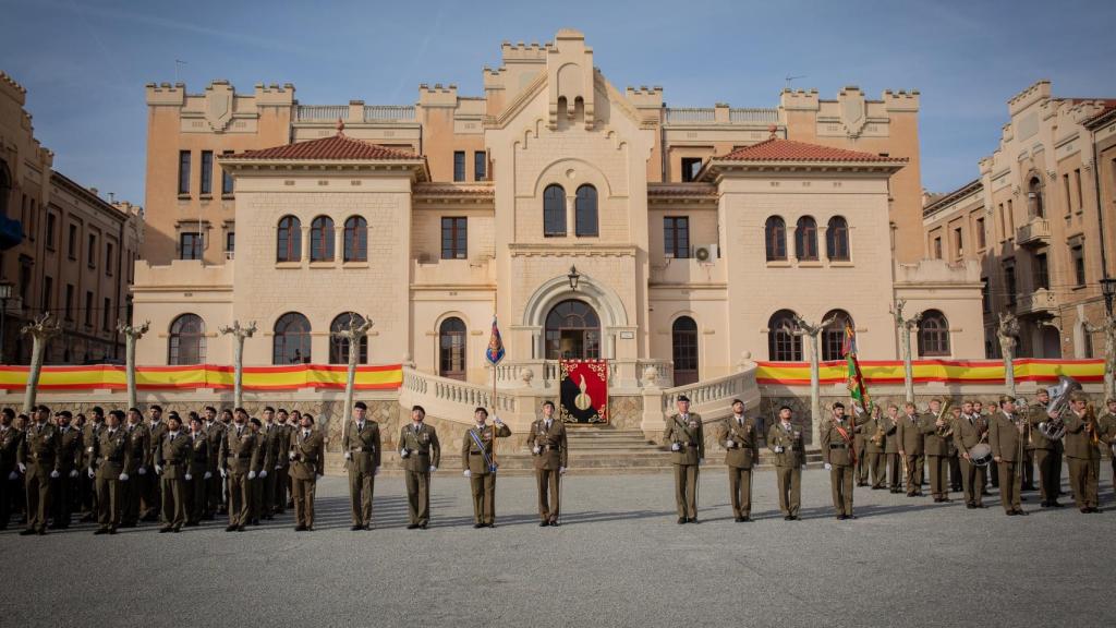 El Ejército celebra la Inmaculada Concepción en el cuartel de El Bruc de Barcelona en 2018.