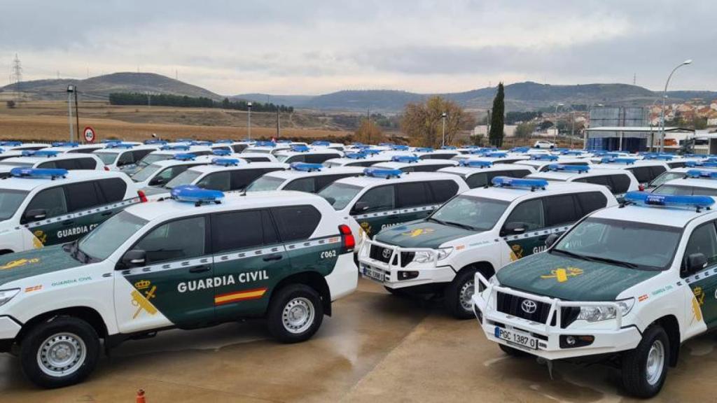 Algunos de los últimos modelos incorporados a la Guardia Civil.