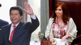 Pedro Castillo y Cristina Fernández de Kirchner.