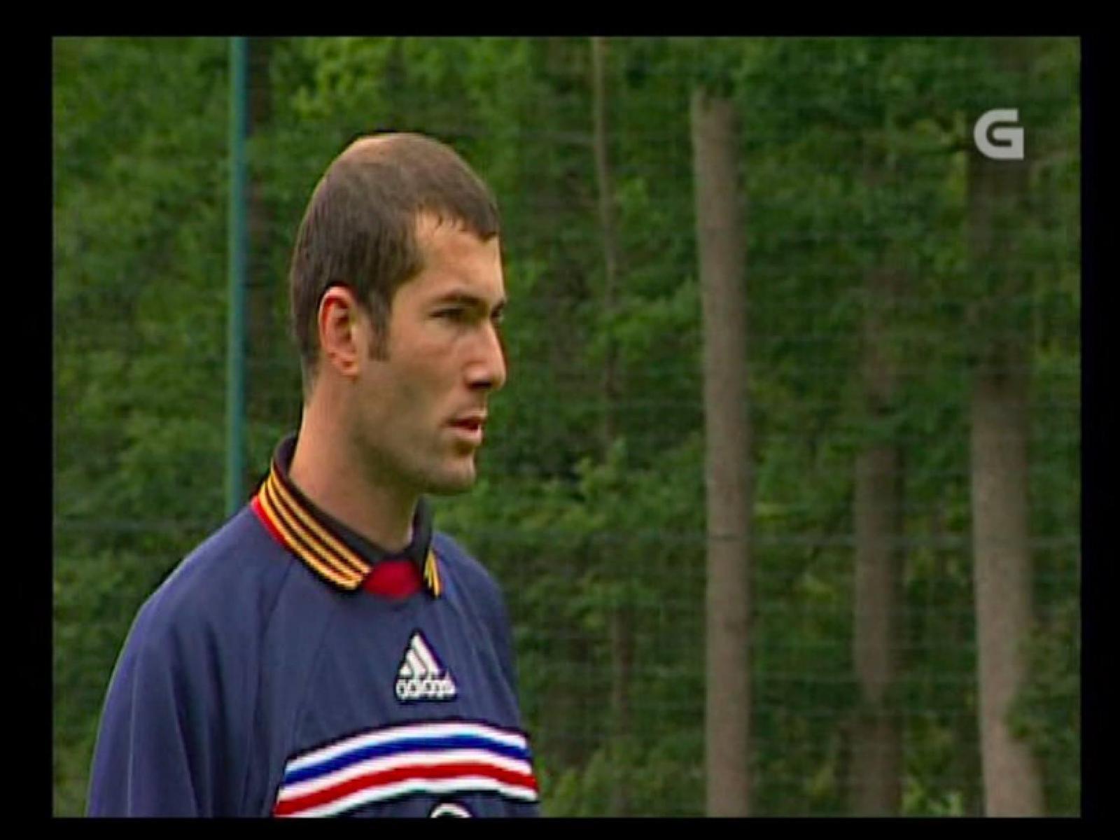Zidane en el Mundial del 98. Foto: TVG