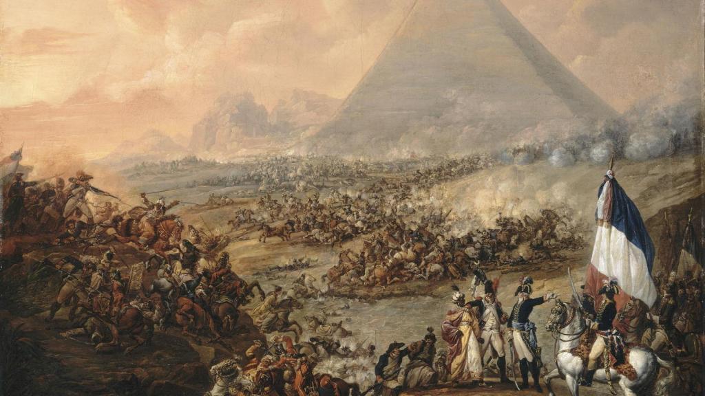 'Batalla de las pirámides', de F. L. J. Watteau