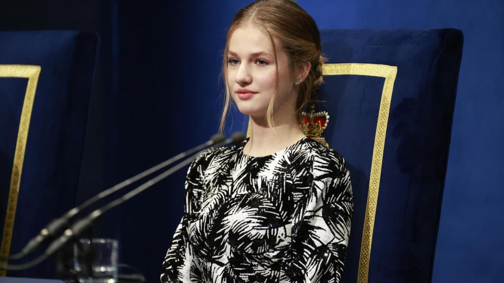 Leonor de Borbón durante la celebración de los Premios Princesa de Asturias, en octubre de 2022.