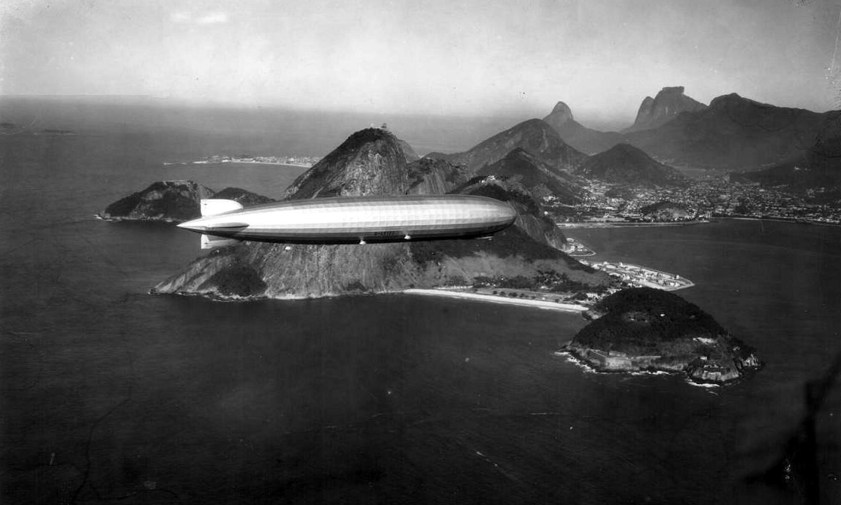 El Graf Zeppelin LZ 127 sobre Río de Janeiro