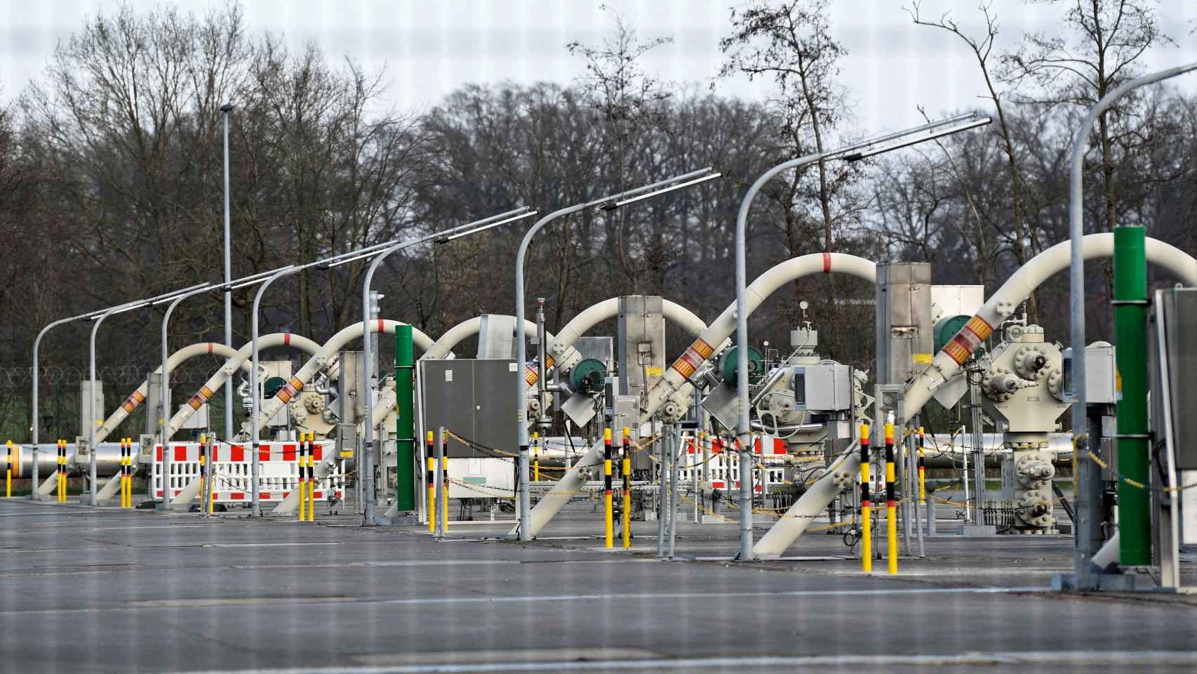 El almacenamiento de gas natural más grande de Europa Occidental en Rehden, Alemania.