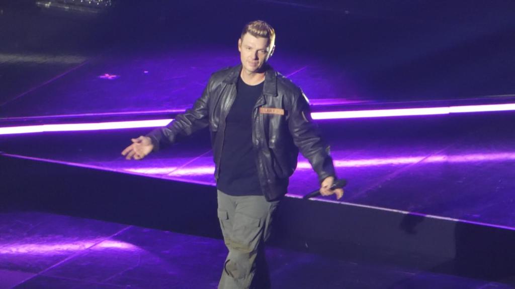 Nick Carter durante un concierto en Londres el pasado noviembre.