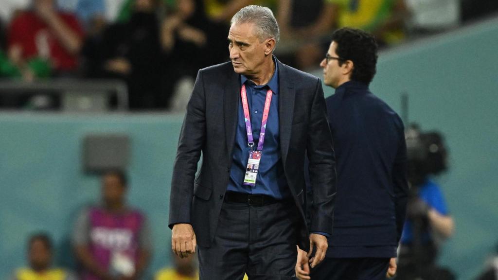 Tite sigue el Croacia - Brasil del Mundial desde la banda