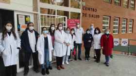 Concentración de la huelga de médicos de Madrid durante la semana del Puente de Diciembre.