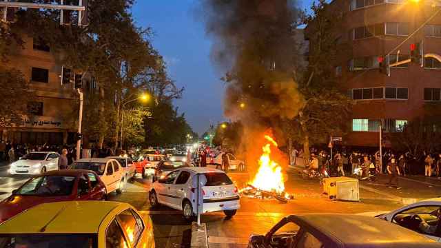 Protestas en Teherán.