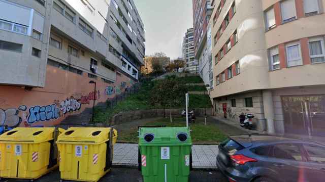 Calle Juan Ramón Jiménez, en Vigo, entre Marqués de Valterra y Torrecedeira.