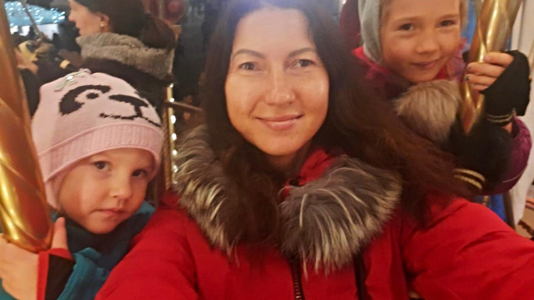 La madre ucraniana que vive en Valladolid con sus hijas