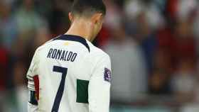 Cristiano Ronaldo durante el Marruecos - Portugal de Mundial