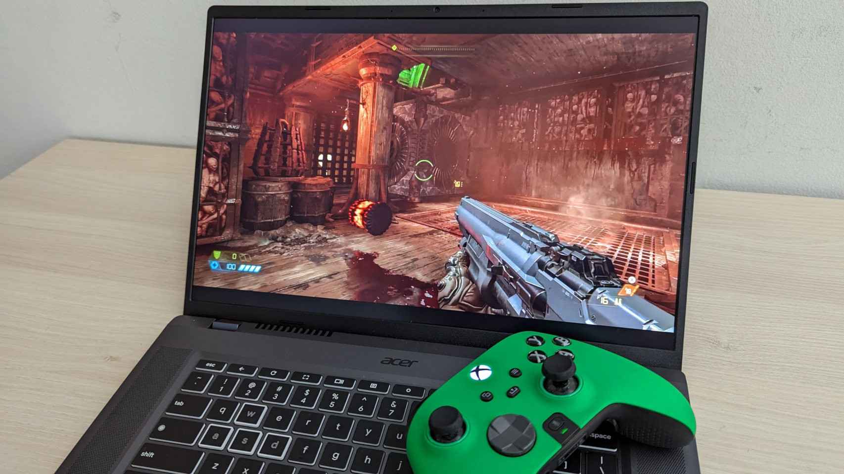 Jugando a Doom Eternal en el Chromebook de Acer gracias a Xbox Game Pass