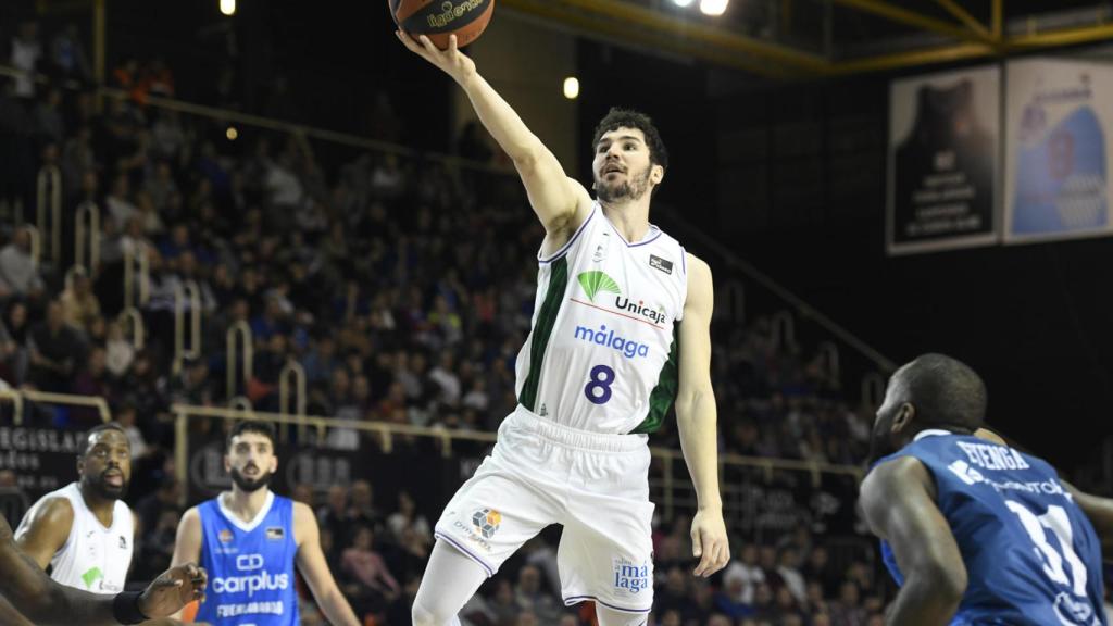 Darío Brizuela durante el Fuenlabrada vs. Unicaja de Málaga de la Liga Endesa