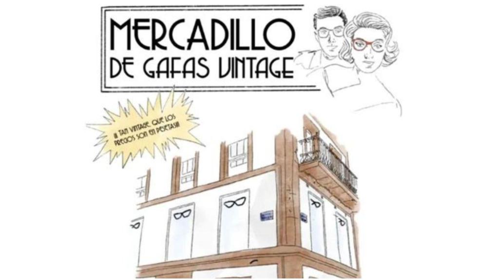 La óptica coruñesa Sánchez Rubal organiza un mercadillo de gafas vintage y precios en pesetas