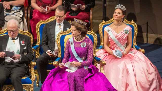 La Familia Real sueca en la entrega de los Premios Nobel 2022.