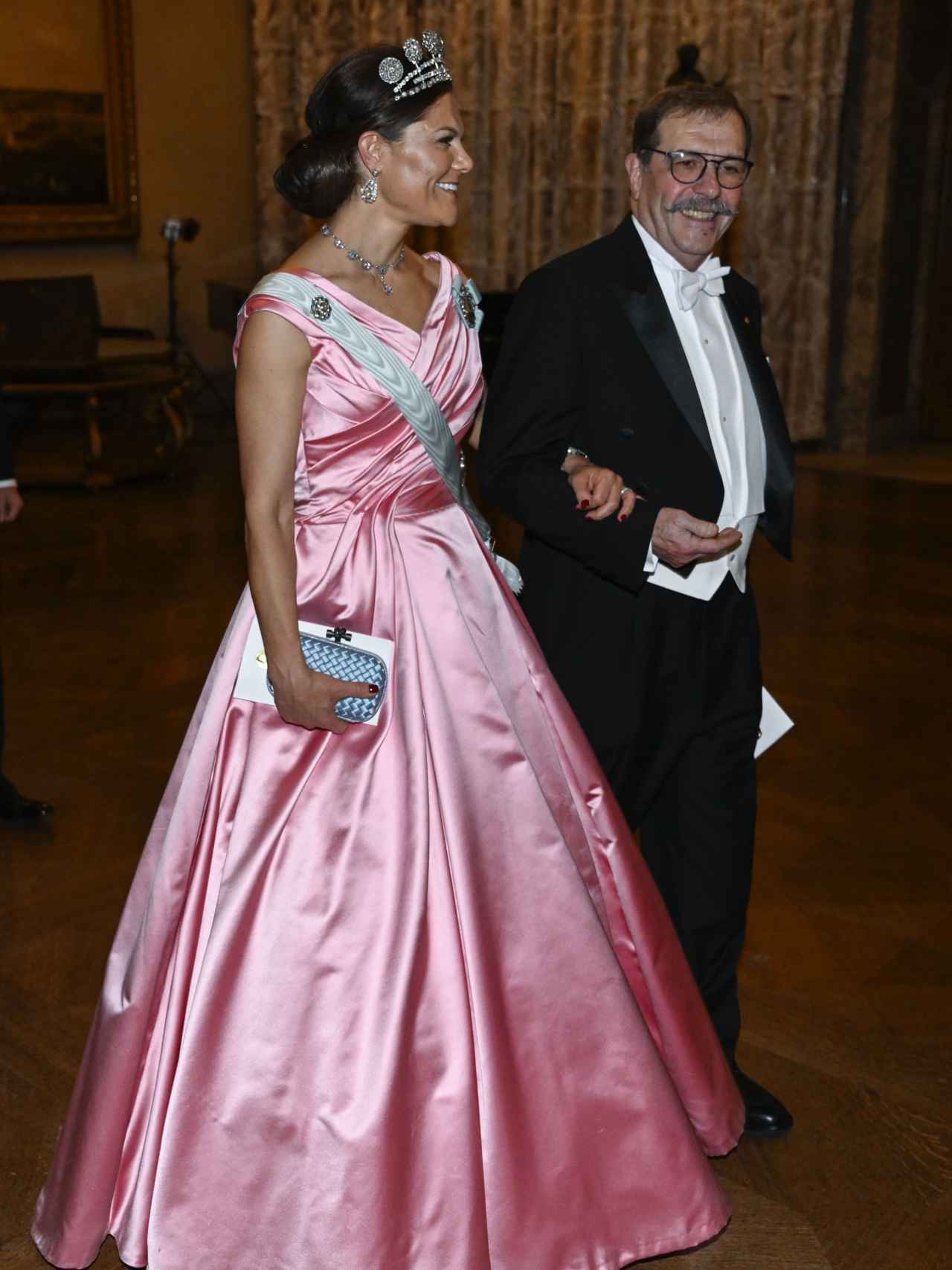 Victoria de Suecia en la entrega de los Premios Nobel.