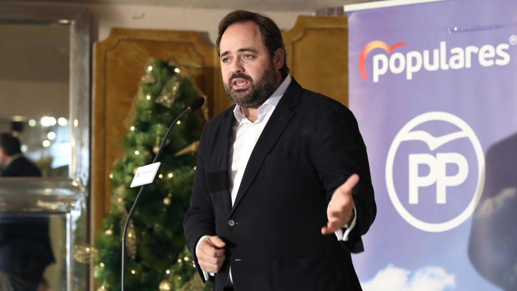 Paco Núñez durante su intervención este domingo en Toledo.