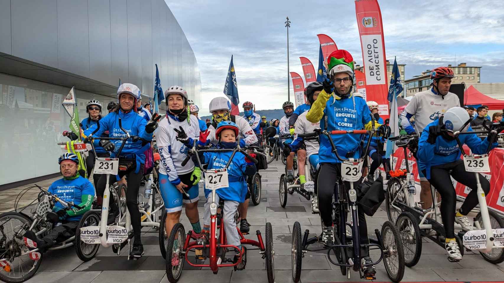 Estreno de la Vía Verde de Vigo con más de 800 personas en la carrera ‘Érguete e Corre’