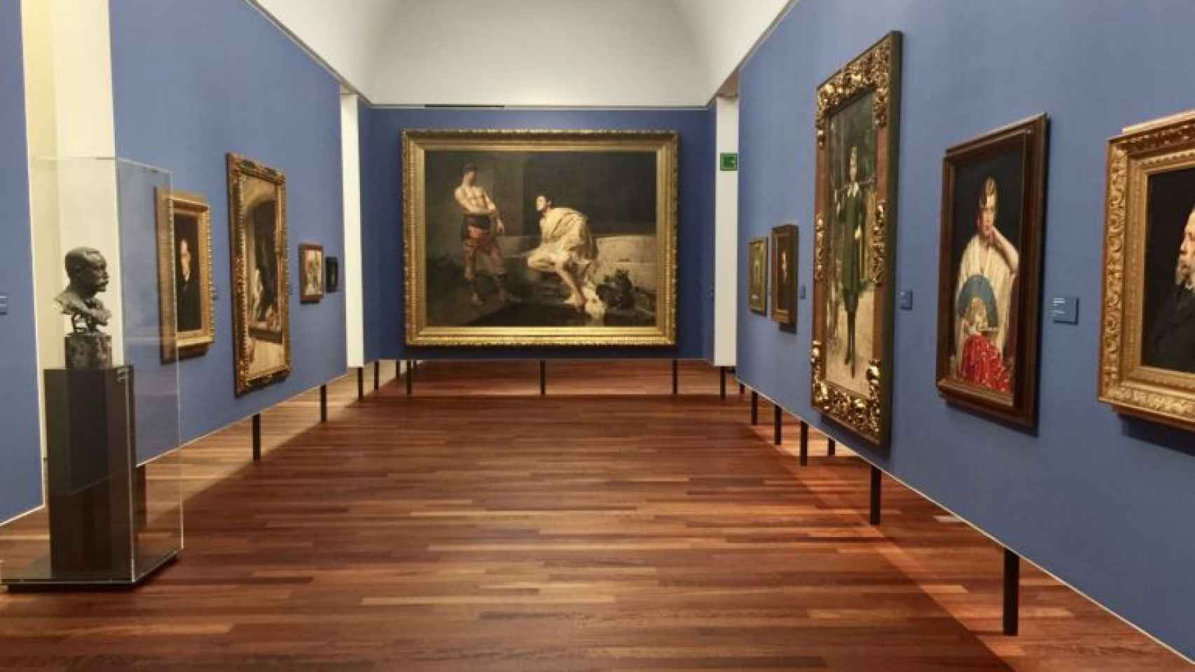 Una de las salas del Museo de Bellas Artes de Málaga.
